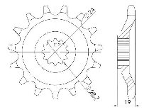 Supersprox Pinion 630 - 15Z - fine toothed 24,0/28,5