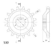 Supersprox Pinion 530 - 14Z