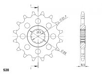 Supersprox pignon 520 - 18Z