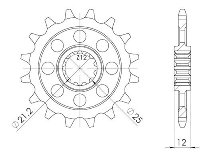 Supersprox Ritzel 520 - 12Z - feinverzahnt 21,0/25,0