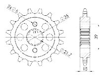 Supersprox Ritzel 520 - 14Z - feinverzahnt 21,4/25,0