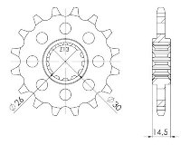 Supersprox Pinion 525 - 17Z - fine toothed 26,0/30,0