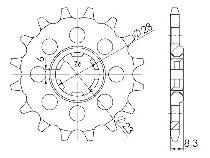 Supersprox Pinion 520 - 14Z - rough toothed 23,0/28,0