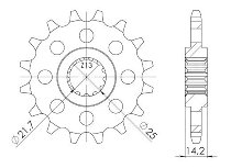 Supersprox Ritzel 525 - 15Z - feinverzahnt 21,6/25,0