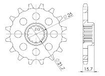 Supersprox pignone 525 - 14Z - a denti stretti 22,0/25,0