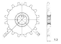 Supersprox Pinion 520 - 14Z - fine toothed 21,7/25,0