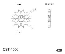 Supersprox pignone 428 - 13Z