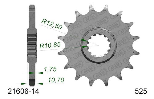 Supersprox Ritzel 525 - 14Z