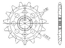 Supersprox Pinion 520 - 12Z - fine toothed 20,0/22,0