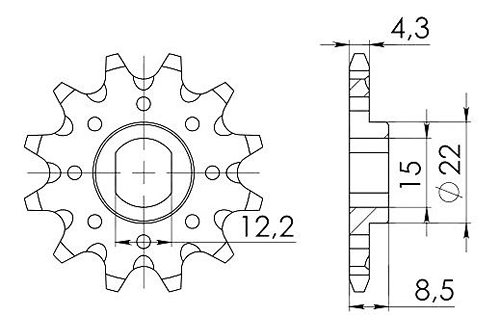 Supersprox pignon 415 - 11Z