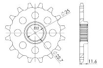 Supersprox Pinion 520 - 11Z - fine toothed 22,7/25,0