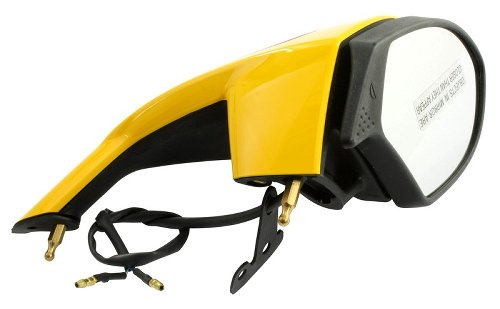 Ducati Mirror with indicator, right side, yellow - 749, 999,