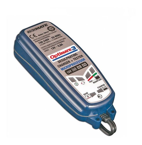 Battery Charger OptiMATE 3 - 7-etapas, 12V, 0.8A STD/AGM/Gel