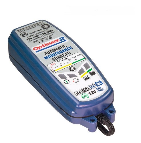 Cargador de batería OptiMATE 2 4 etapas, 12V, 0,8A