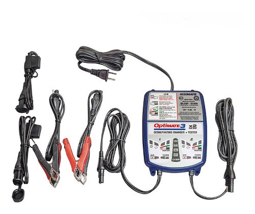 Batterieladegerät OptiMATE 3 Dual Bank 2x 7-stufig, 12V,