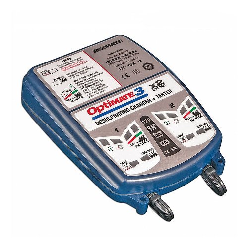 Batterieladegerät OptiMATE 3 Dual Bank 2x 7-stufig, 12V,