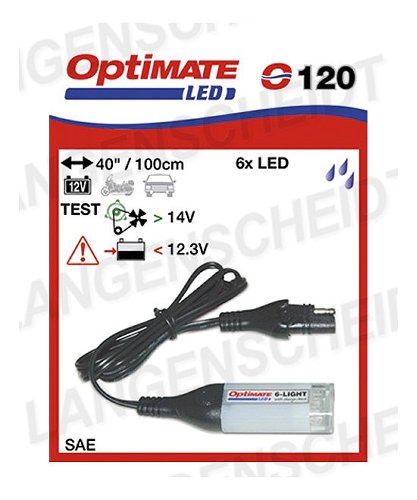 Optimate accessoire O-120 (SAE) Lampe avec Contrôle