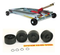 Kern Stabi X5 Shunting kit 90°, 4 x rigid roller - Aprilia,