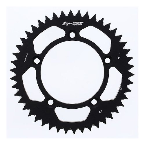 Supersprox aluminium roue d`entrainement 420 - 46Z (noir)