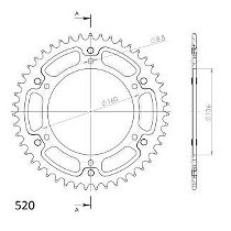 Supersprox Stealth Chain wheel 520 - 47Z (blue)