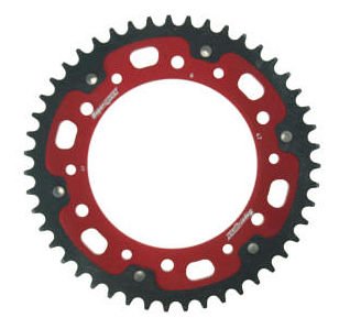 Supersprox Stealth rueda de cadena 525 - 47Z (rojo)