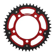 Supersprox Stealth rueda de cadena 525 - 43Z (rojo)