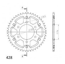 Supersprox Stealth rocchetto per catena 428 - 48Z (nero)