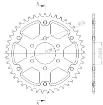 Supersprox Stealth Chain wheel 520 - 44Z (gold)