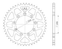 Supersprox Stealth rocchetto per catena 520 - 48Z (azurro)