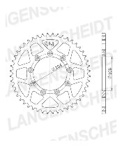 Supersprox Stealth-Kettenrad 520 - 51Z (blau)