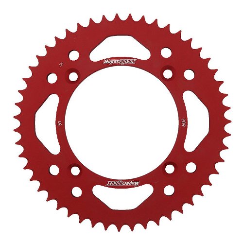 Supersprox aluminium roue d`entrainement 420 - 51Z (rouge)