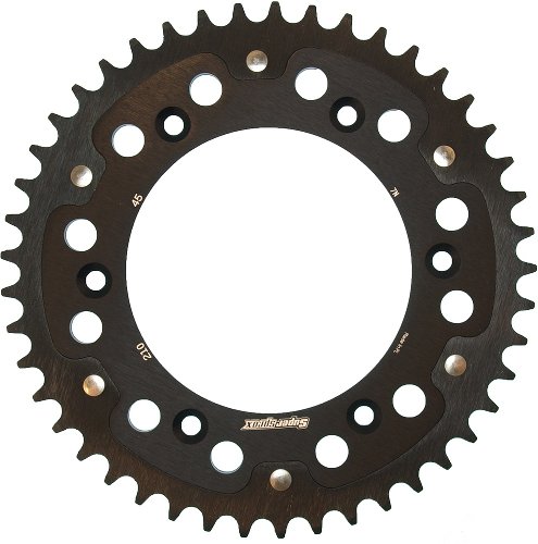 Supersprox Stealth rocchetto per catena 520 - 45Z (nero)