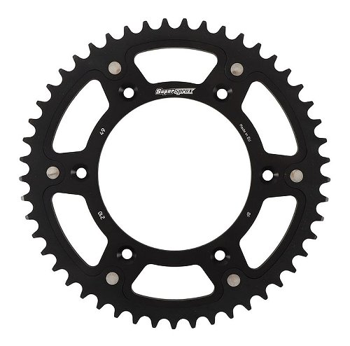 Supersprox Steel Chain wheel 520 - 49Z (black)