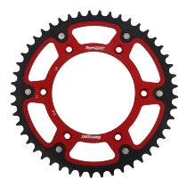 Supersprox Stealth rueda de cadena 520 - 49Z (rojo)