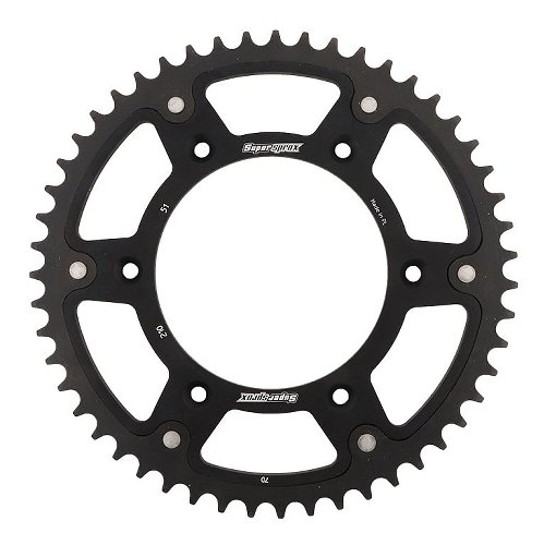 Supersprox acier roue d`entrainement 520 - 51Z (noir)