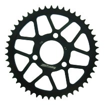 Supersprox acero rueda de cadena 420 - 49Z (negro)