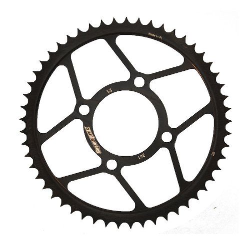 Supersprox acciaio rocchetto per catena 428 - 53Z (nero)