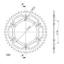 Supersprox Stealth roue d`entrainement 520 - 46Z (or)