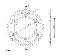 Supersprox Stealth roue d`entrainement 520 - 47Z (bleue)