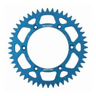 Supersprox aluminium roue d`entrainement 520 - 48Z (bleue)