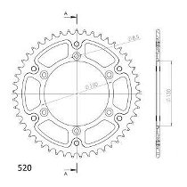 Supersprox Stealth rueda de cadena 520 - 48Z (anaranjado)