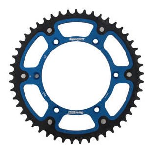 Supersprox Stealth rueda de cadena 520 - 49Z (azul)