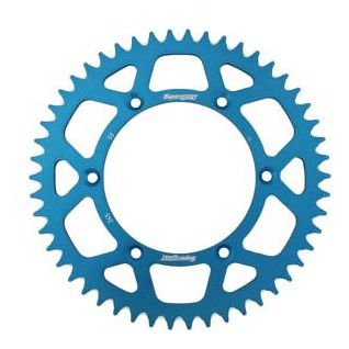 Supersprox aluminium roue d`entrainement 520 - 50Z (bleue)