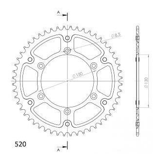 Supersprox Stealth roue d`entrainement 520 - 50Z (orange)