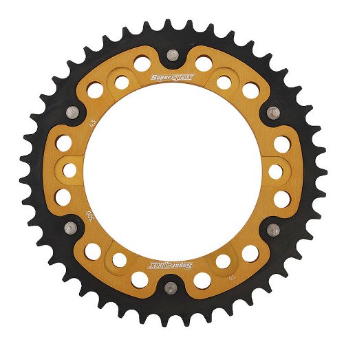 Supersprox Stealth rocchetto per catena 525 - 43Z (oro)