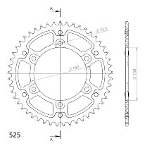 Supersprox Stealth roue d`entrainement 525 - 47Z (or)