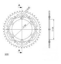 Supersprox Stealth roue d`entrainement 520 - 40Z (bleue)