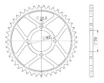 Supersprox acier roue d`entrainement 530 - 35Z (noir)