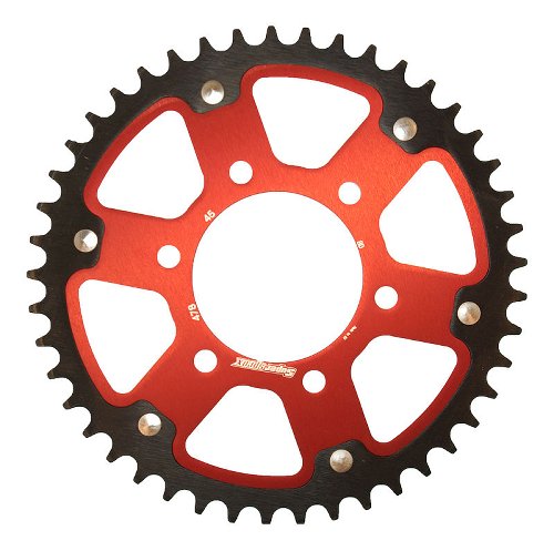 Supersprox Stealth rocchetto per catena 520 - 45Z (rosso)