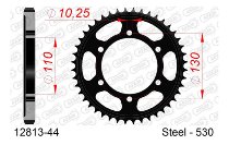 Supersprox acier roue d`entrainement 530 - 44Z (noir)